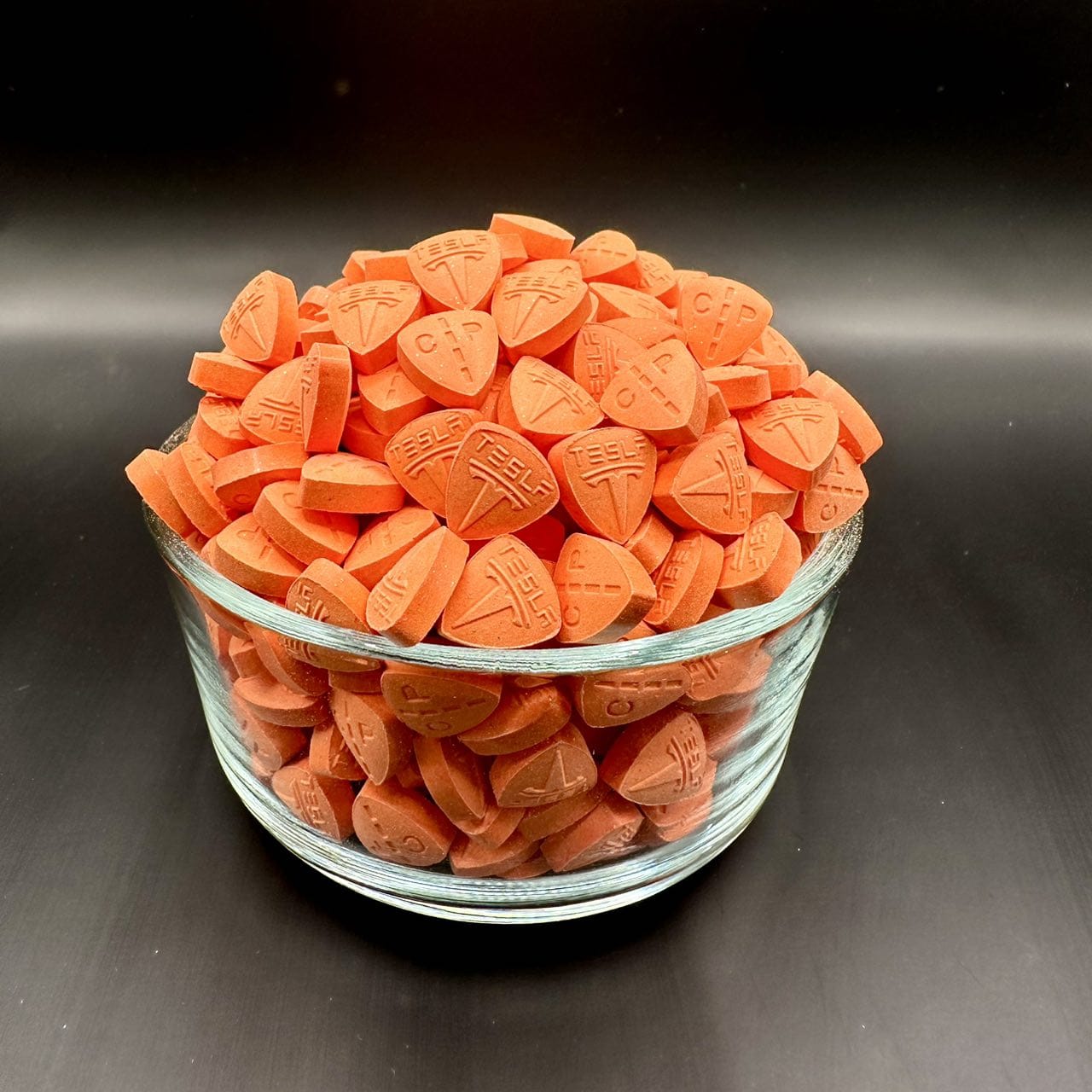 Orange tesla